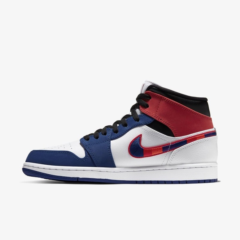 Air Jordan 1 Mid SE Multicolor Swoosh 852542 146 Grailify